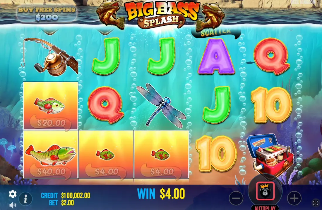 Big Bass Splash Slot Screenshot 3