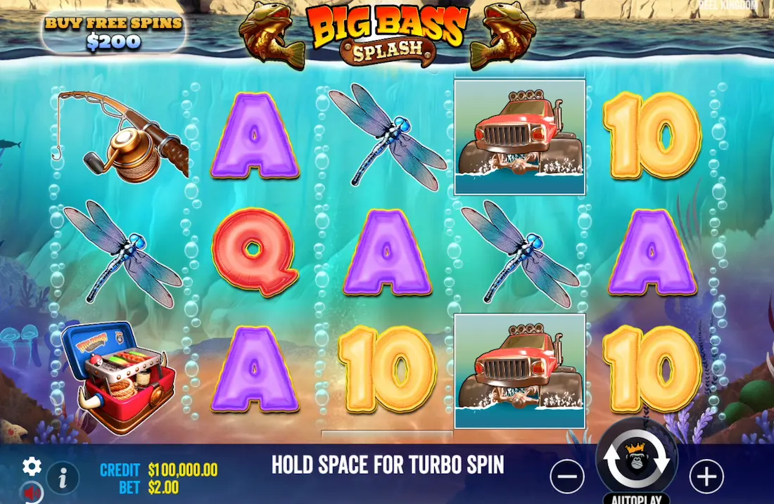Big Bass Splash Slot Screenshot 2